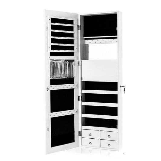 Multipurpose Storage Cabinet with 4 Drawers, White