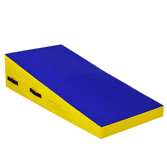 Folding Incline Mat Slope Cheese Gymnastics Gym Exercise, Yellow at Gallery Canada