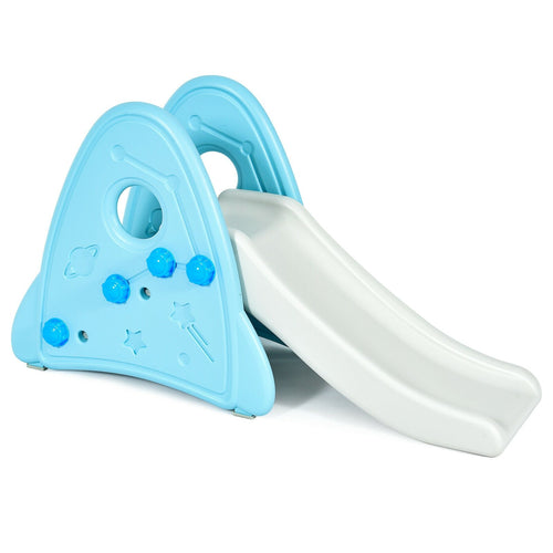 Freestanding Baby Slide Indoor First Play Climber Slide Set for Boys Girls, Blue