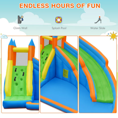 Inflatable Mighty Bounce House Jumper with Water Slide without Blower at Gallery Canada