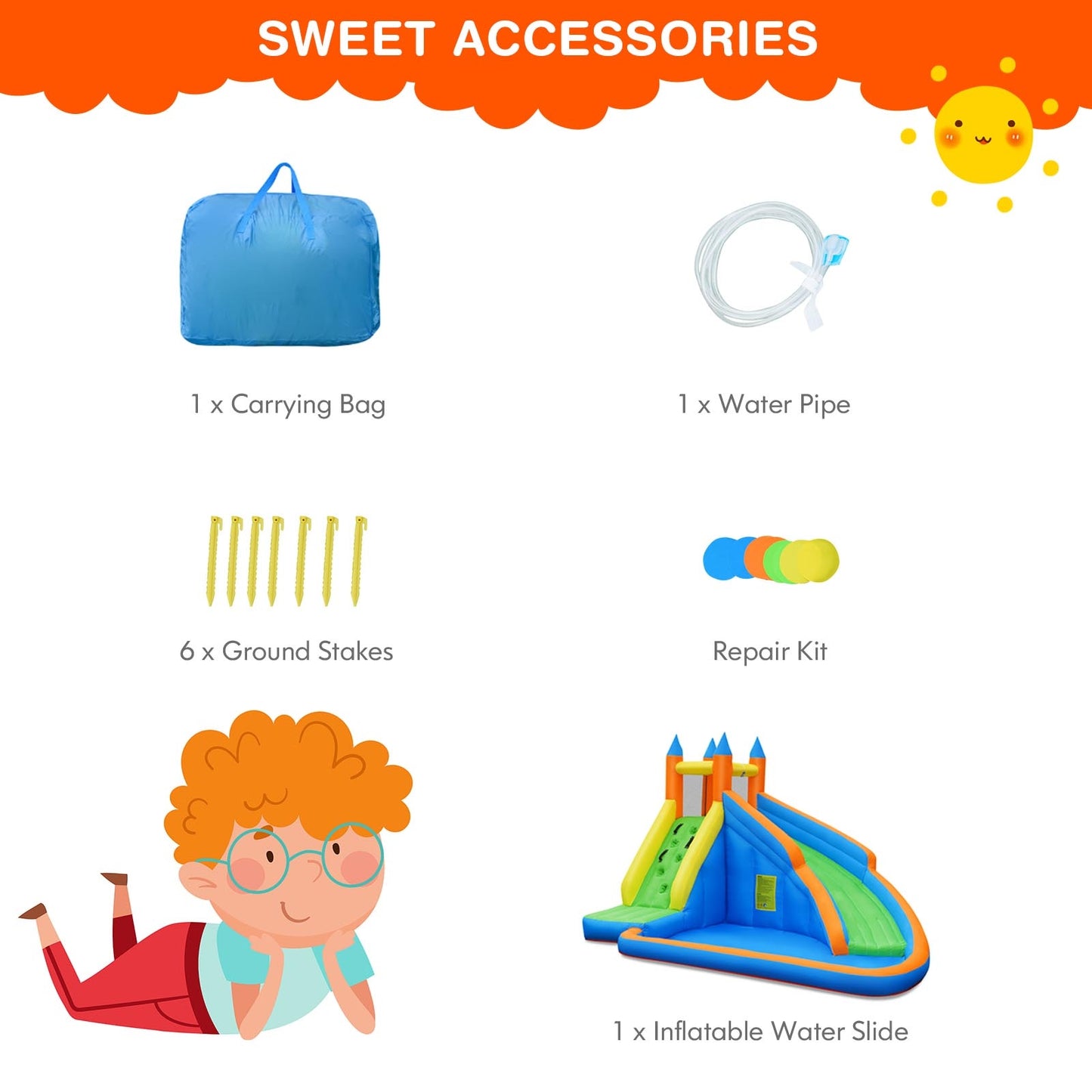 Inflatable Bounce House With Water Slide, Green Bounce House at Gallery Canada