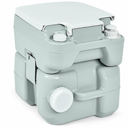 5.3 Gallon 20 L Portable Potty Commode for RV Camping Indoor Outdoor at Gallery Canada
