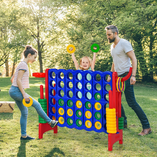 2.5ft Giant 4-To-Score Game Set, Red Lawn Games Red at Gallery Canada