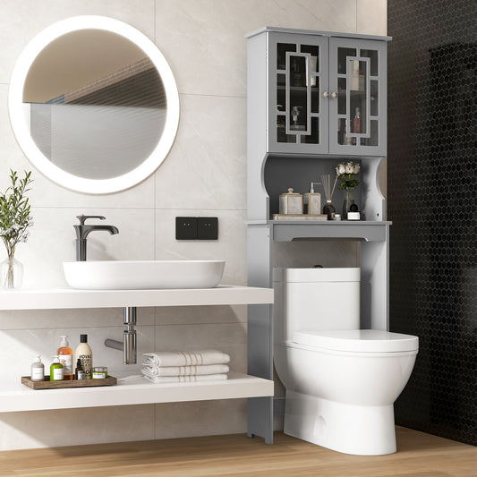 Adjustable Bathroom Organizer, Gray Bathroom Etagere Gray at Gallery Canada