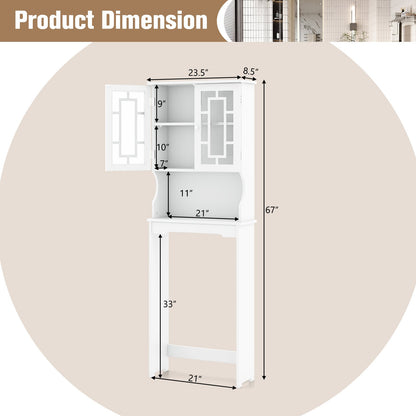 Bathroom Spacesaver Over the Toilet Door Storage Cabinet, White at Gallery Canada
