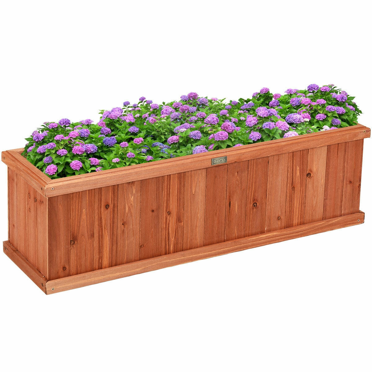 Wooden Decorative Planter Box, Brown Raised Garden Beds at Gallery Canada