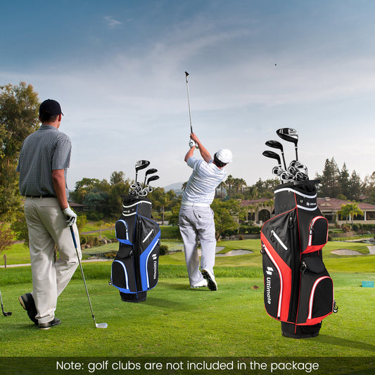 Golf Cart Bag, 14 Way Top Dividers, Red Golf Red at Gallery Canada