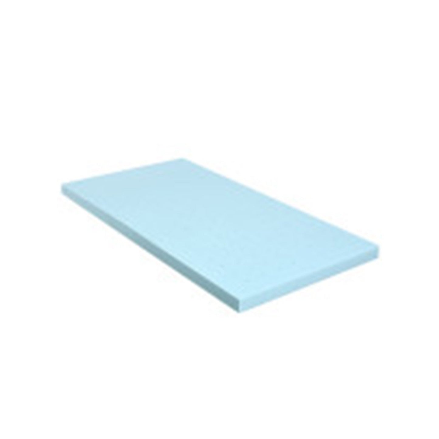 4 Inch Gel Injection Memory Foam Mattress Top Ventilated Mattress Double Bed-King Size, Blue