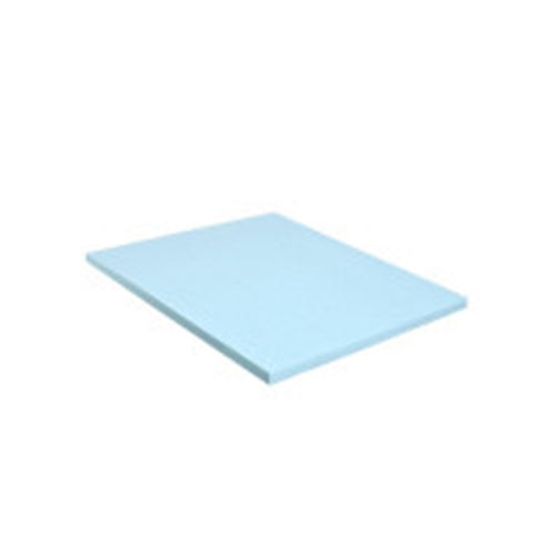 4 Inch Gel Injection Memory Foam Mattress Top Ventilated Mattress Double Bed-Queen Size, Blue