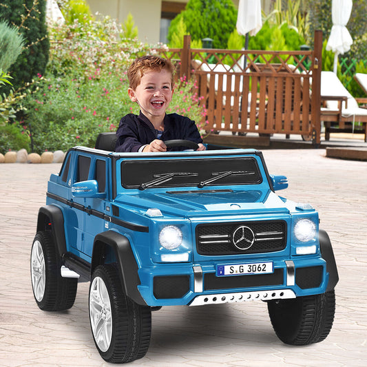 Licensed Mercedes-Benz Kids Ride On Car, 12V, Navy Powered Ride On Toys Navy at Gallery Canada