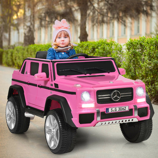 Licensed Mercedes-Benz Kids Ride On Car, 12V, Pink Powered Ride On Toys Pink at Gallery Canada