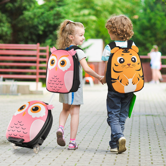 Portable Rolling Suitcase For Children, Pink Kids Luggage Pink at Gallery Canada
