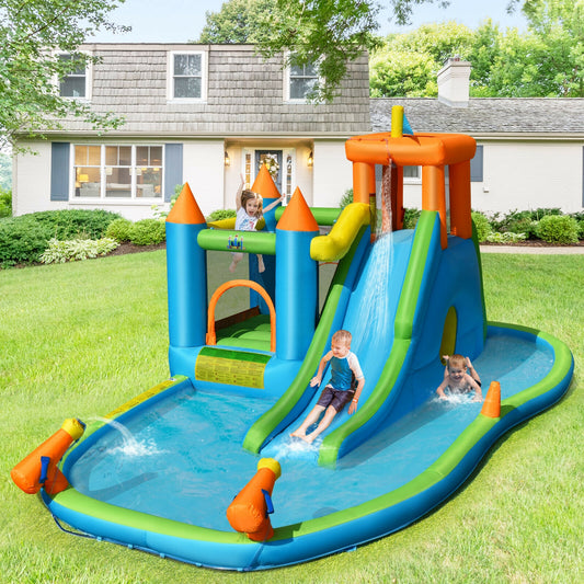 Inflatable Water Slide, Kids Bounce House, Splash Pool With Blower Bounce House Options at Gallery Canada
