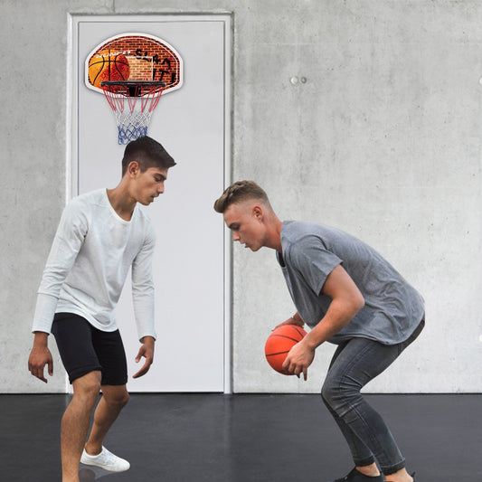 Wall Mounted Fan Backboard, Basketball Hoop With 2 Nets, Multicolor Sport Equipments Multicolor at Gallery Canada