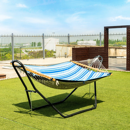 Heavy Steel Hammock Frame, Indoor Outdoor, Black Hammocks Black at Gallery Canada