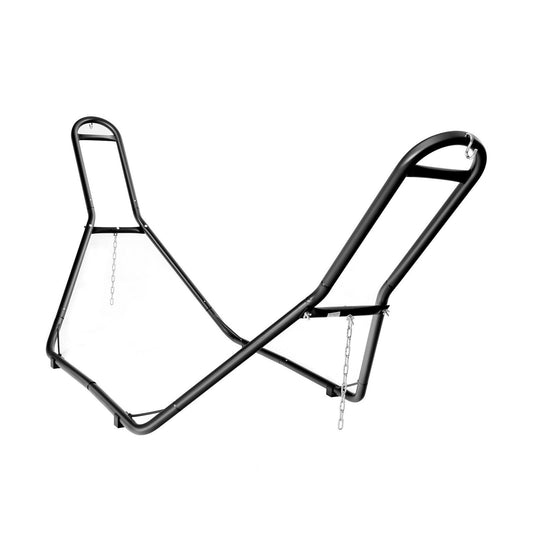 Indoor and Outdoor Hammock Frame Heavy Steel Frame Hanging Hooks, Black at Gallery Canada