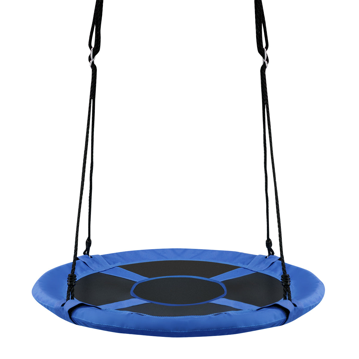 40 Inch Kids Hanging Chair, Detachable Swing Tent Set, Blue