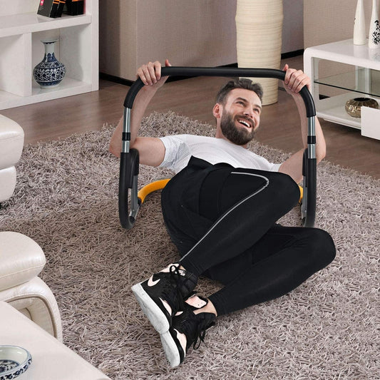 Portable Ab Fitness Crunch Machine, Black Benches Racks & Bars Black at Gallery Canada