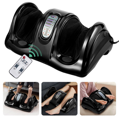 Therapeutic Shiatsu Foot Massager with High Intensity Rollers, Black at Gallery Canada
