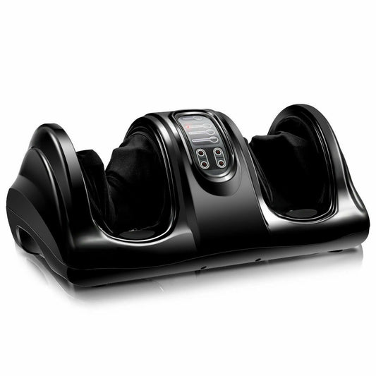 Therapeutic Shiatsu Foot Massager with High Intensity Rollers, Black