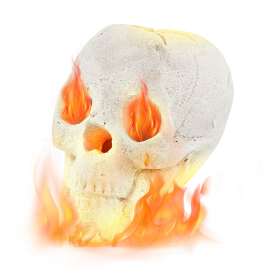 Halloween Fire Pit Skull Halloween Decoration, Beige at Gallery Canada