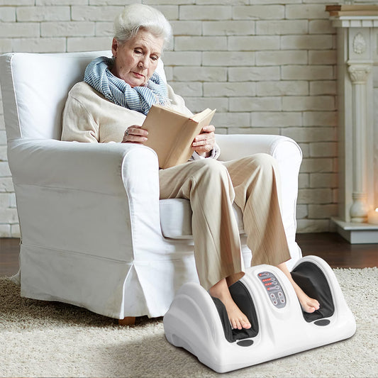 Shiatsu Foot Massager, High Intensity Rollers, White Foot Massager White at Gallery Canada