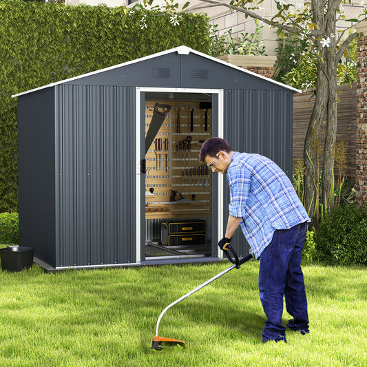 Outdoor Storage Shed With Lock, Air Window