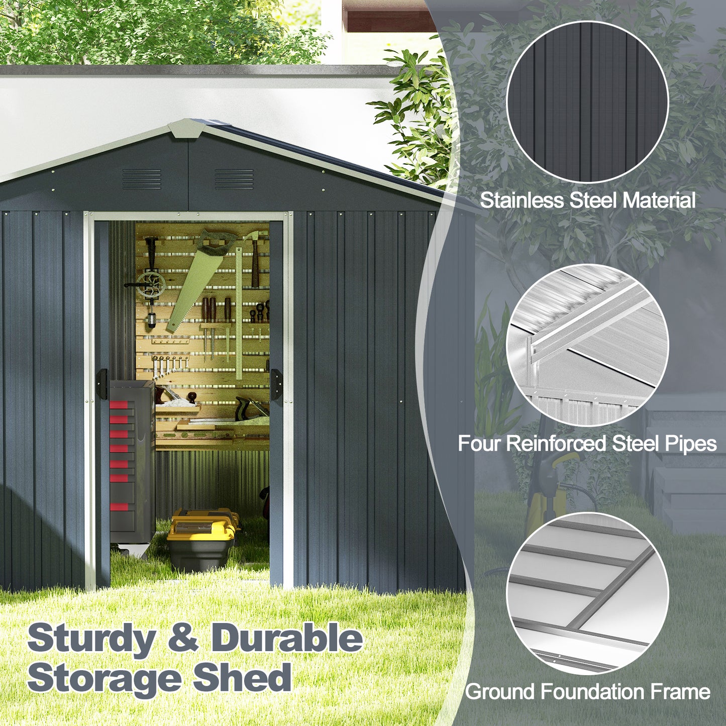 Outside Storage Shed with Lock Air Window Sheds & Outdoor Storage at Gallery Canada