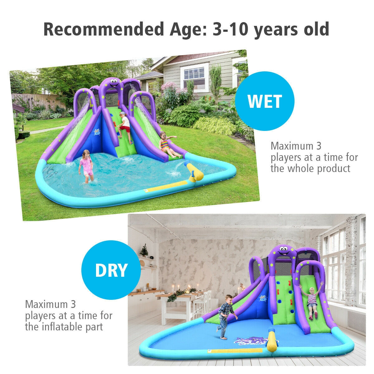 Inflatable Water Park Mighty Bounce House with Pool Bounce House at Gallery Canada