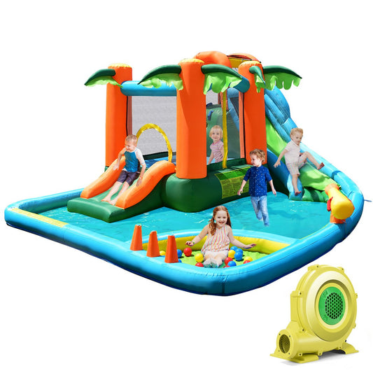 Kids Inflatable Water Slide Bounce House with Blower at Gallery Canada