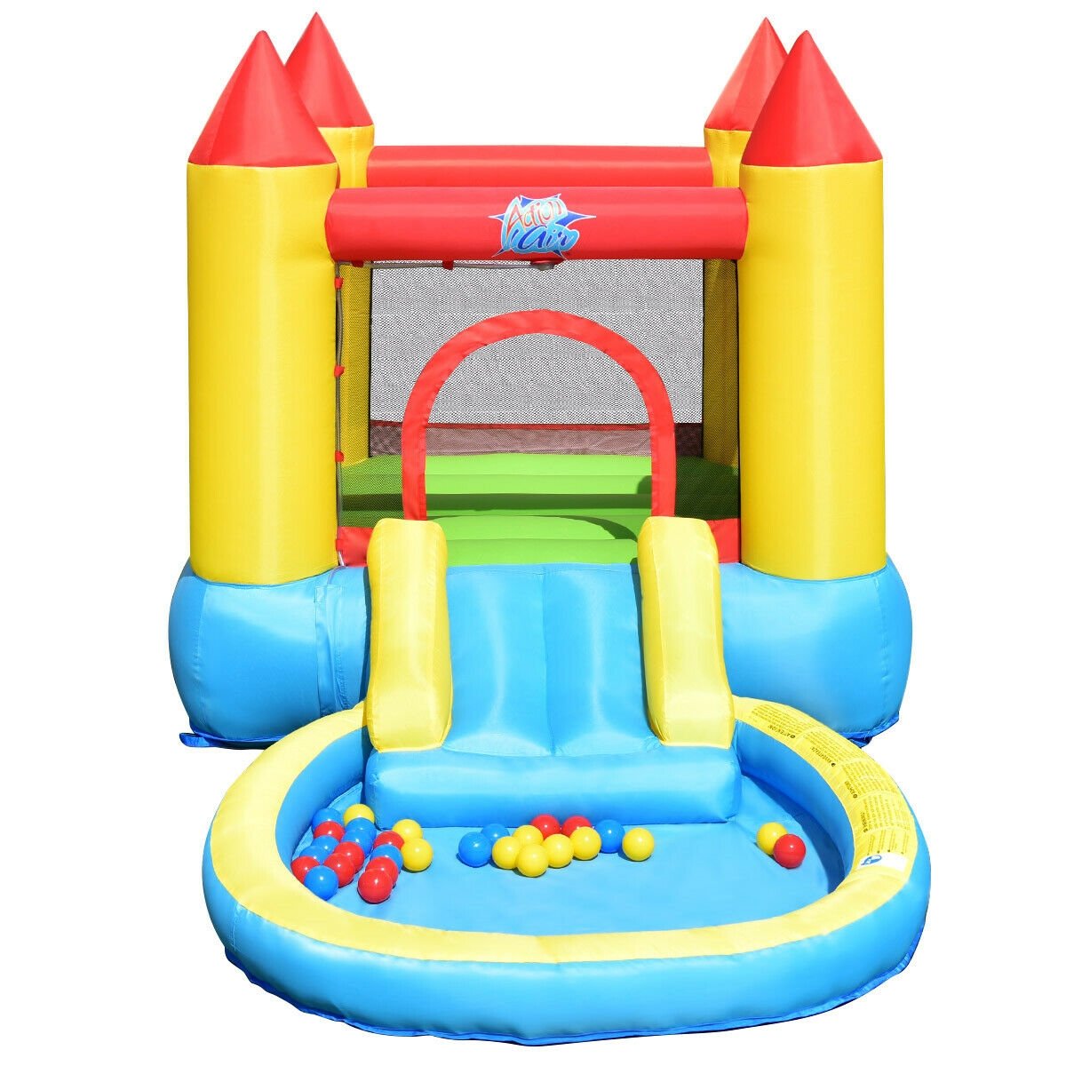 Inflatable Kids Slide Bounce House with 580w Blower at Gallery Canada