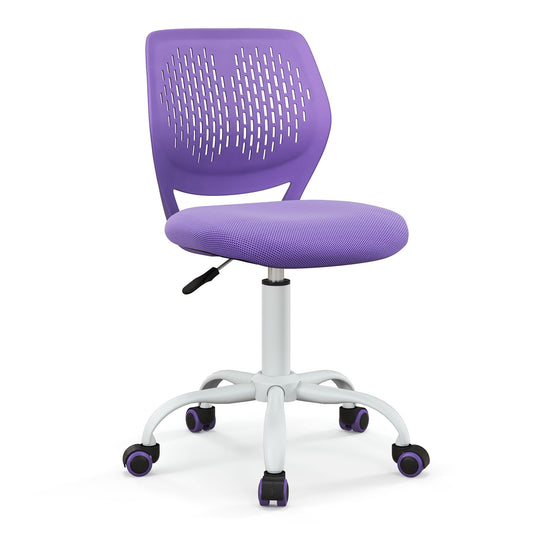 Ergonomic Children Study Chair with Adjustable Height, Purple
