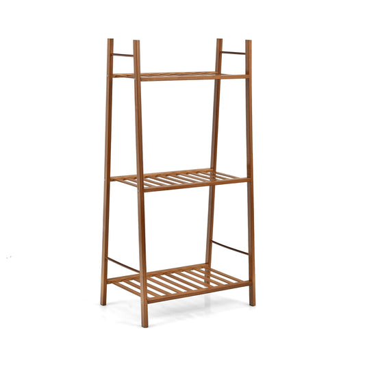 3 Tiers Vertical Bamboo Plant Stand, Brown - Gallery Canada