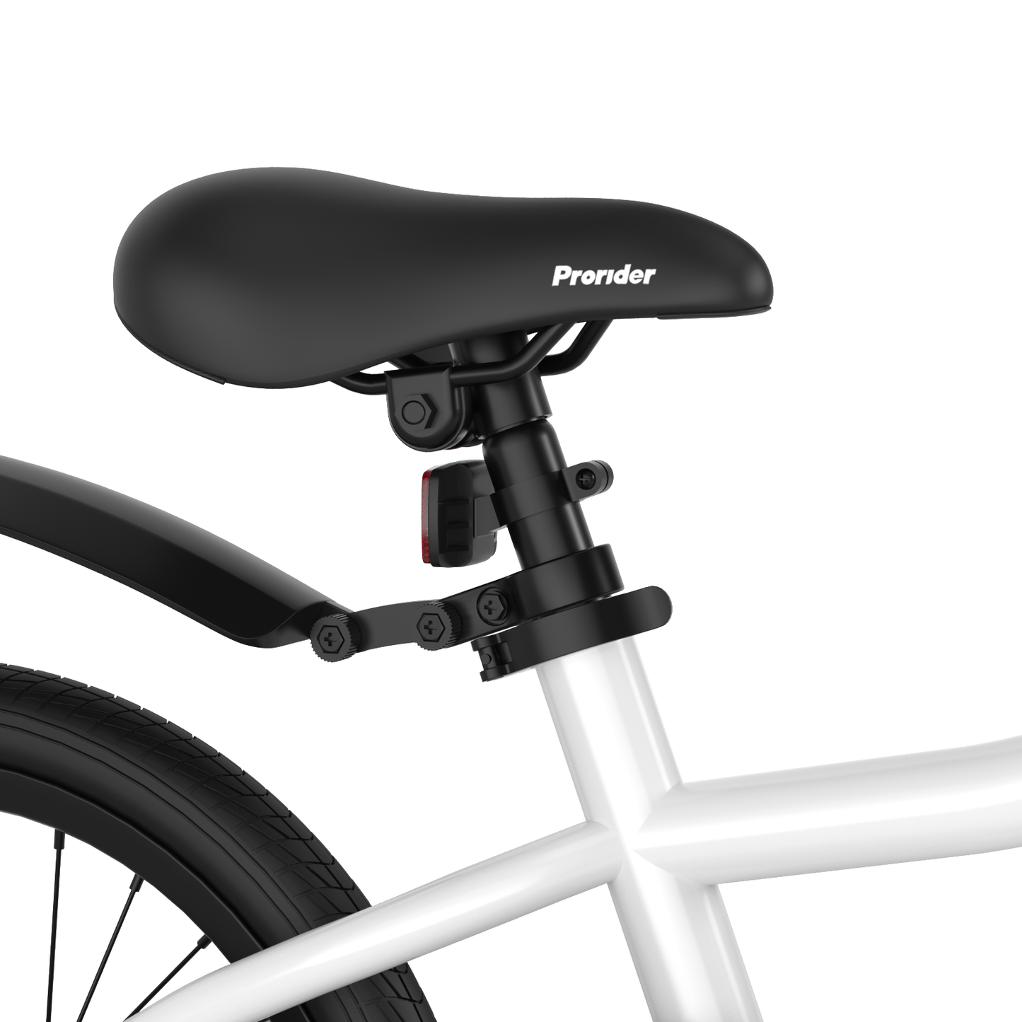 18 Feet Kids Bike, Removable Training Wheels, White Kids Bike at Gallery Canada