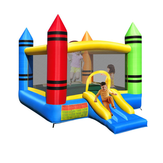 Kids Inflatable Bounce House with Slide and Ocean Balls Not Included Blower at Gallery Canada