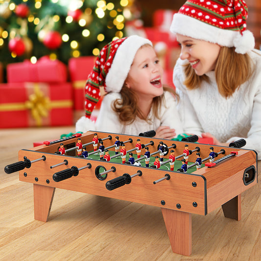 27 Inch Indoor Competition Foosball Table, Brown Game Room Brown at Gallery Canada