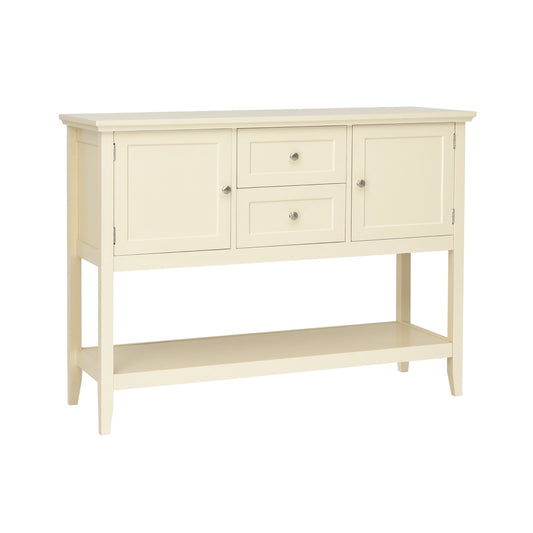 Wooden Sideboard Buffet Console Table  with Drawers and Storage, Beige at Gallery Canada