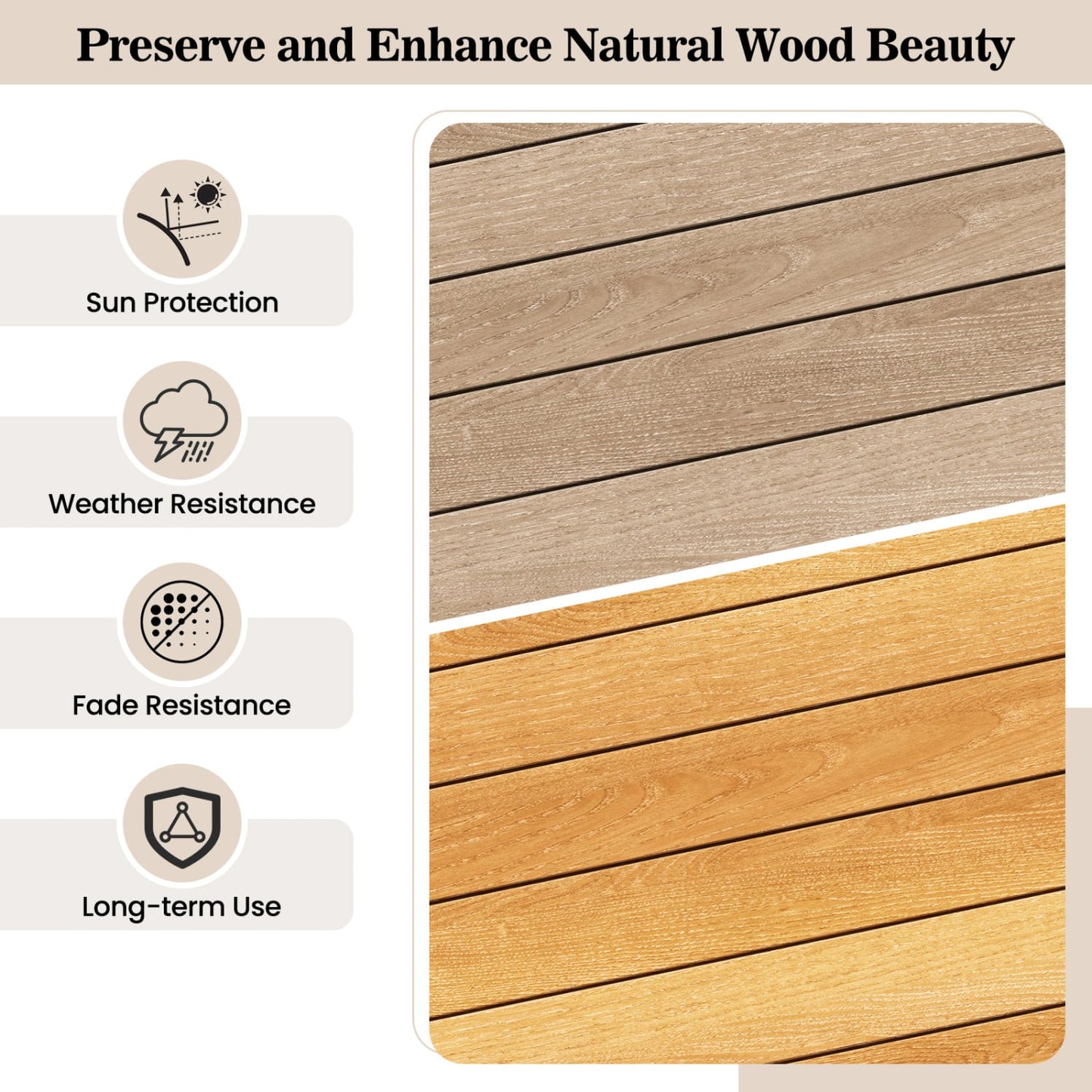 16 Oz Wood Oil Cleaner, Brightener, For Outdoor & Indoor Furniture