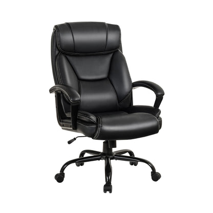 Big & Tall 500lb Massage Office Chair, Black at Gallery Canada