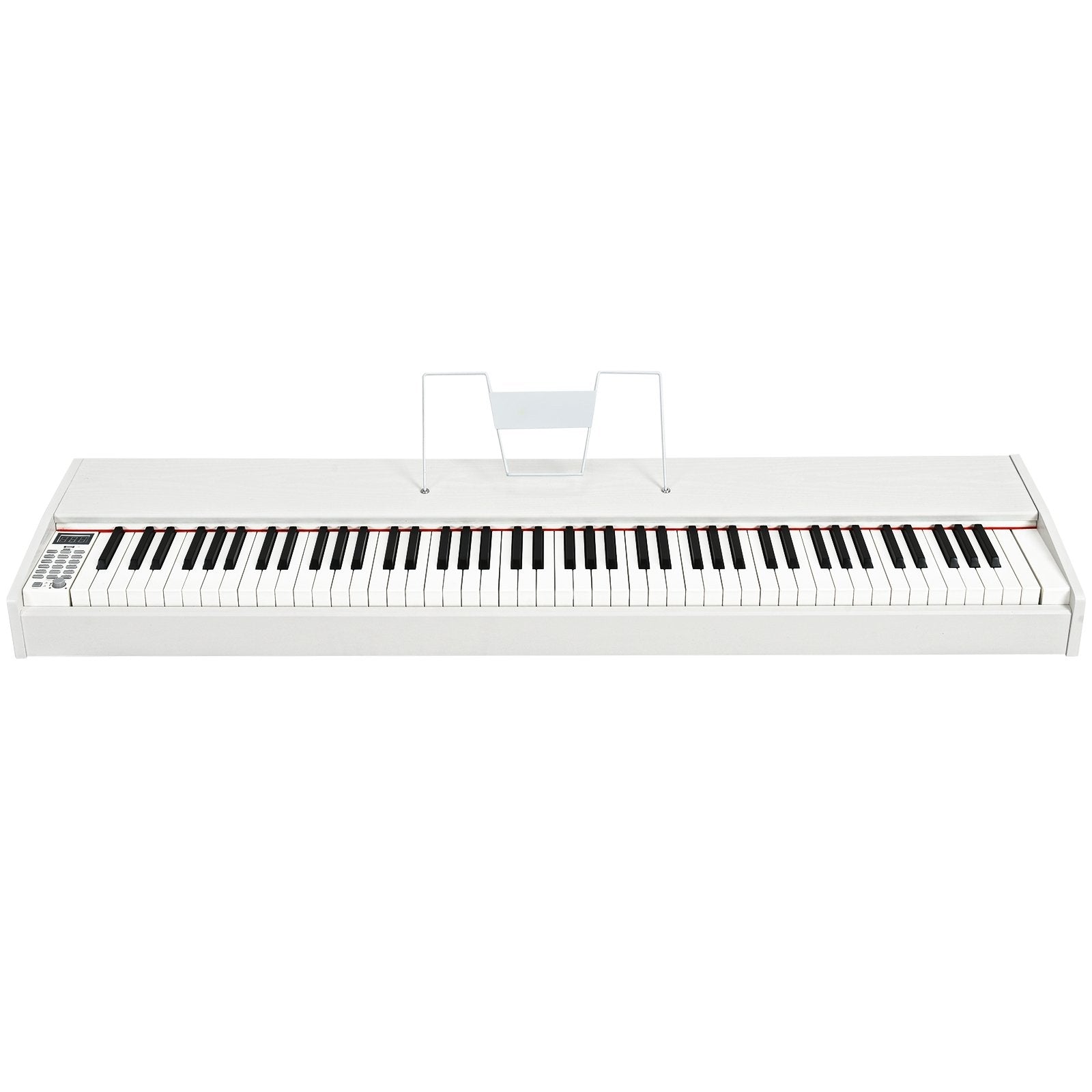 88-Key Full Size Digital Piano Weighted Keyboard with Sustain Pedal, White at Gallery Canada