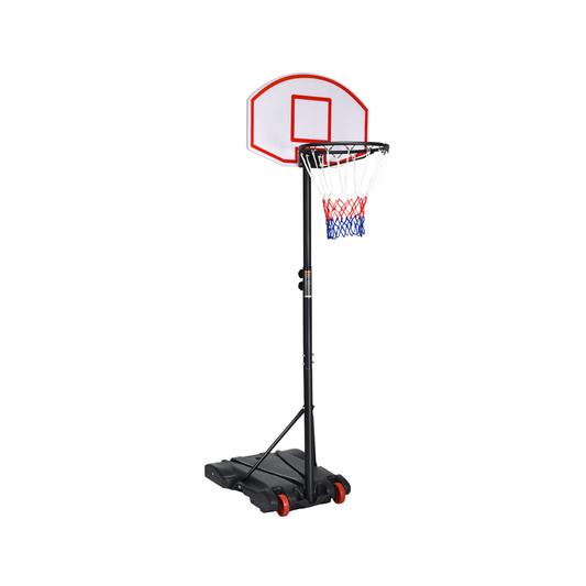 Adjustable Basketball Hoop System Stand with Wheels, Black at Gallery Canada