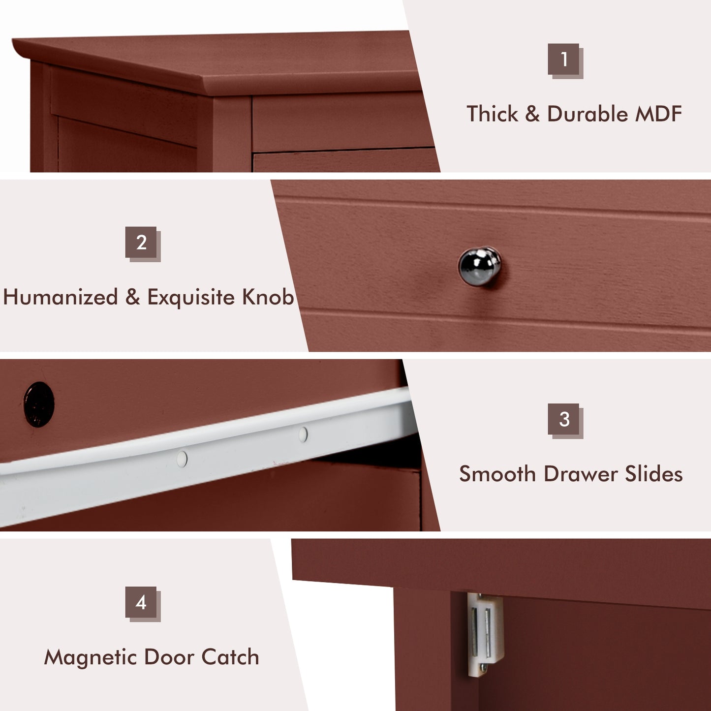 2-Tier Accent Table, Walnut