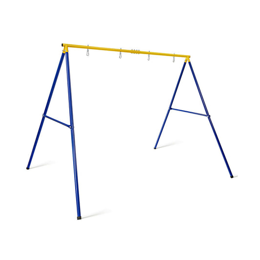 660 LBS Extra-Large A-Shaped Swing Stand with Anti-Slip Footpads (Without Seat), Yellow