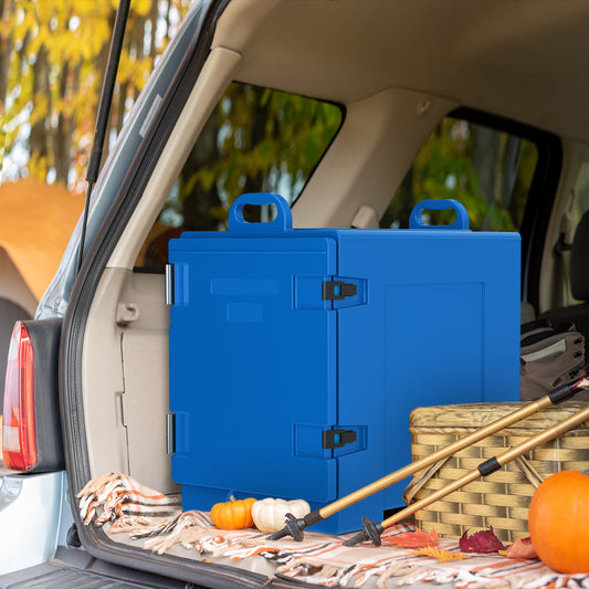 81 Quart Insulated Food Pan Carrier, End Loading, Navy Food Warmers & Burners Navy at Gallery Canada