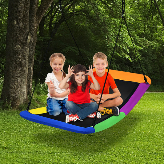 60 Inch Giant 700lb Platform Tree Swing, Multicolor Swing & Playsets Multicolor at Gallery Canada