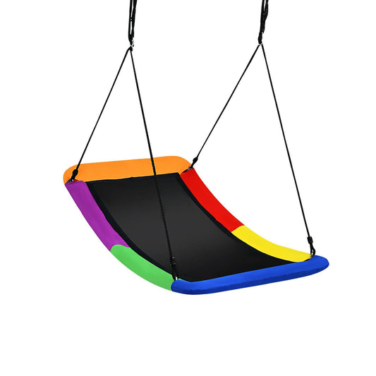 700lb Giant 60 Inch Platform Tree Swing for Kids and Adults, Multicolor