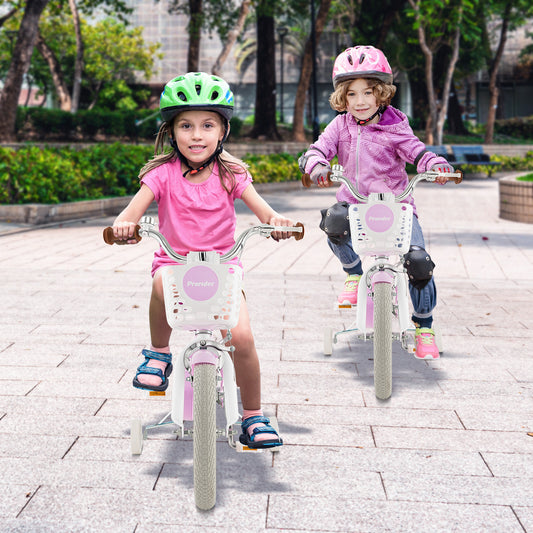 14 Inch Kids Bike With Removable Training Wheels, Purple Kids Bike Purple at Gallery Canada