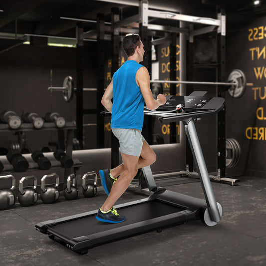 Italian Designed Folding Treadmill, Black Treadmills Black at Gallery Canada
