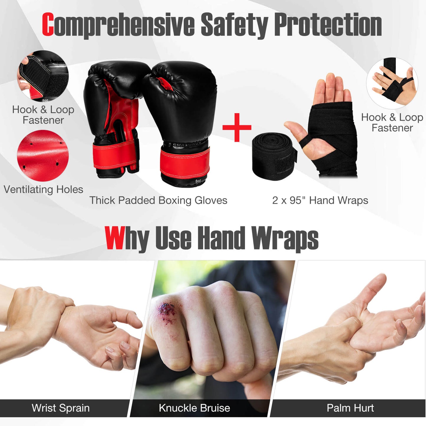 Kids Hanging Punching Bag Set, 11 Pounds, Black Boxing & Martial Arts at Gallery Canada