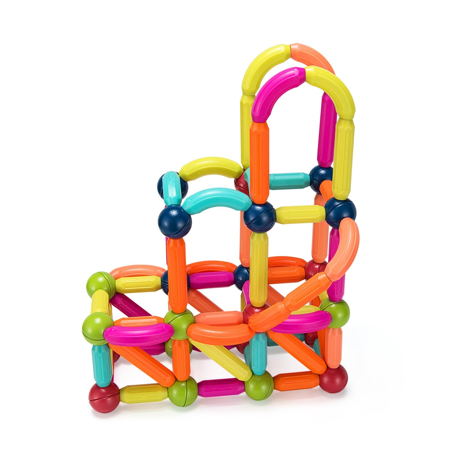 88 Pieces Magnetic Balls and Rods Set Building Blocks Set For Kids over 3 Years, Multicolor at Gallery Canada